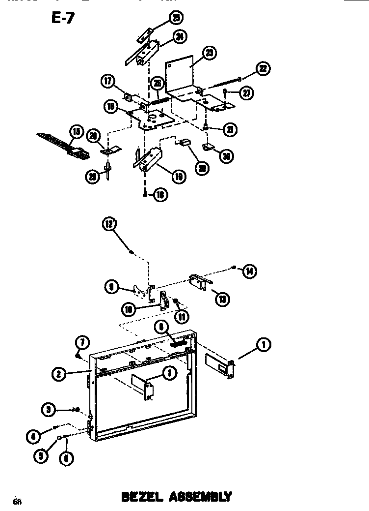 BEZEL ASSEMBLY