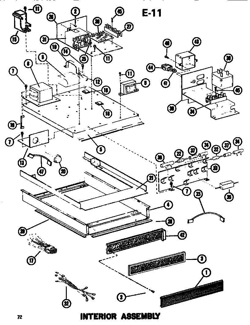 Interior assembly