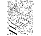 Amana RC514SE/P1140801M interior assembly diagram