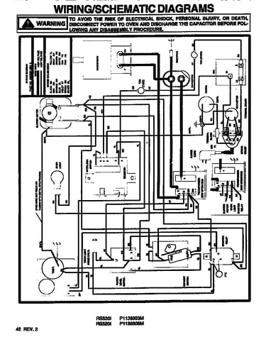 Wiring/schematic diagram (rs520i/p1138803m) (rs520i/p1138806m)