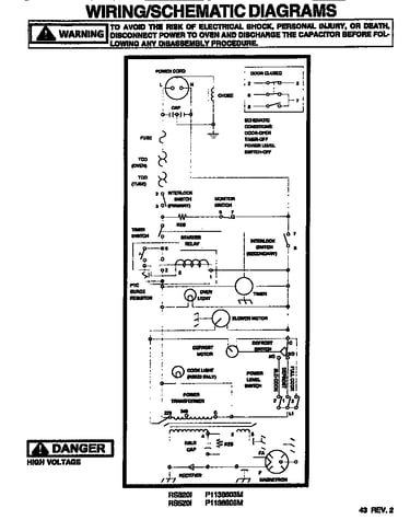 Wiring/schematic diagram (rs520i/p1138803m) (rs520i/p1138806m)