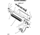 Amana PTH10535J/P1169144R blower assembly diagram