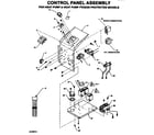 Amana PTH08535J/P1169143R control panel assembly diagram