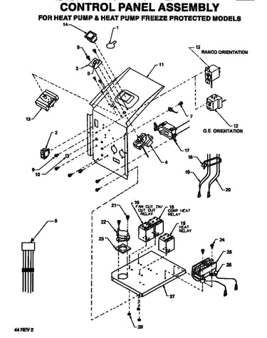 Control panel assembly
