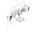 Amana 8P5V/P1165001R chassis assembly diagram