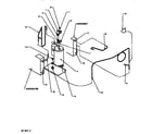 Amana 8P5V/P1165001R compressor & tubing assembly diagram