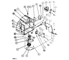 Amana RFS511MP/P1119203M magnetron/motor blower diagram