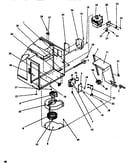 Magnetron/motor blower