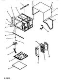 Cabinet and front parts