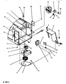 Magnetron/motor blower