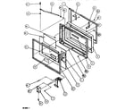 Amana MC5214MP/P1165402M door assembly diagram