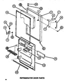 Refrigerator door