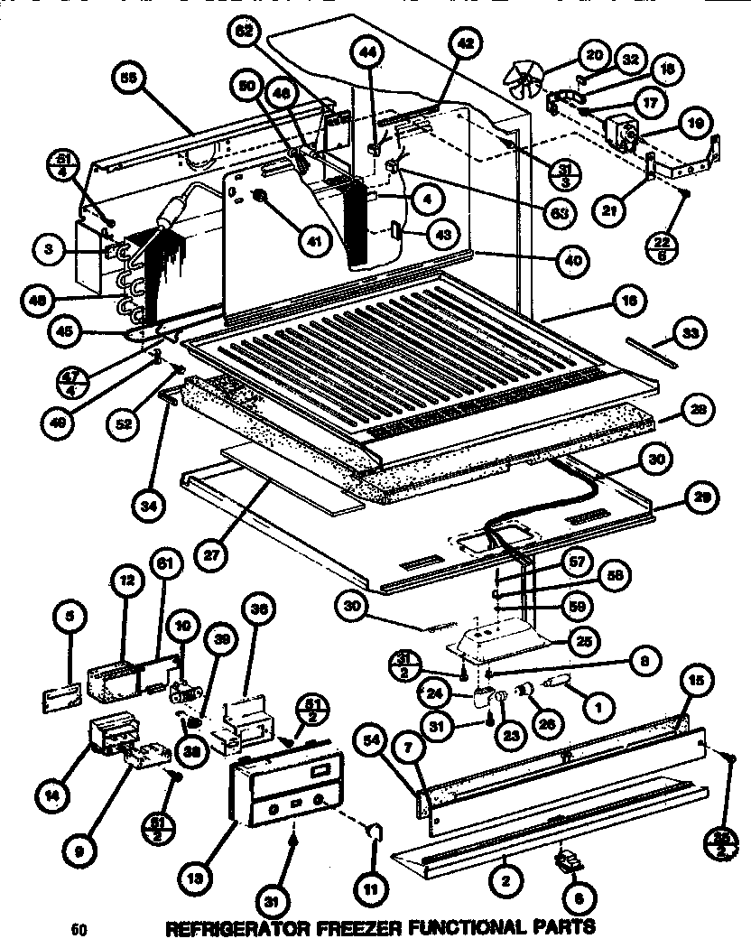 Functional parts (ref/frz)