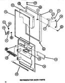 Refrigerator door