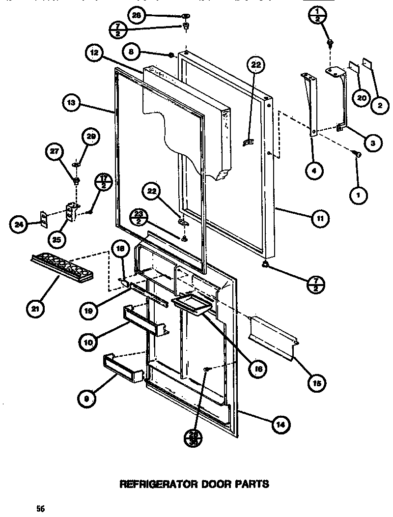 REFRIGERATOR DOOR