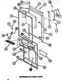 Refrigerator door