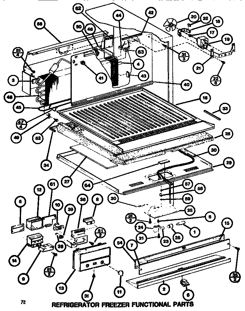 Functional parts (ref/frz)