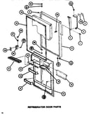 Refrigerator door