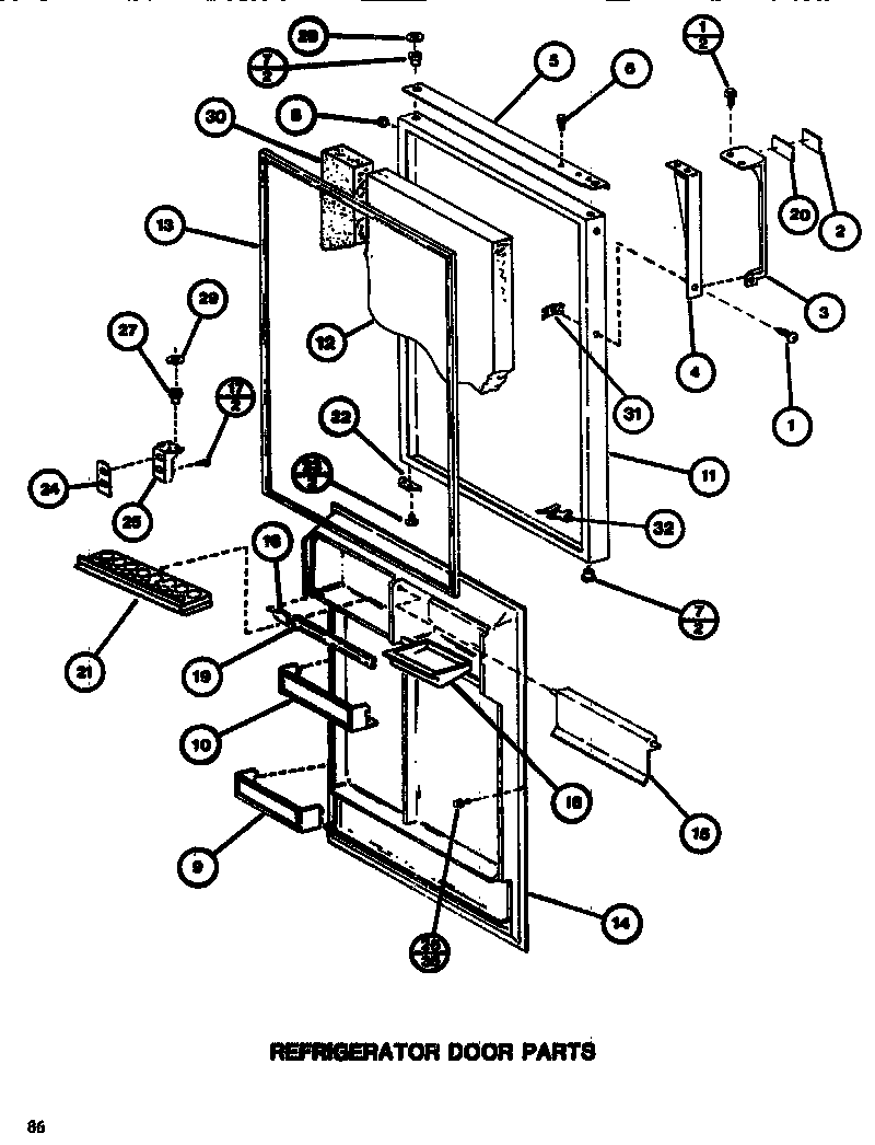 REFRIGERATOR DOOR