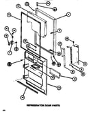 Refrigerator door