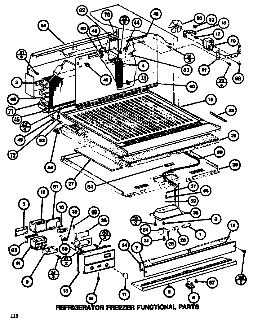 Functional parts (ref/frz)