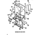 Amana TR520K1-P7816003W refrigerator door diagram