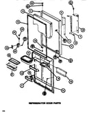 Refrigerator door