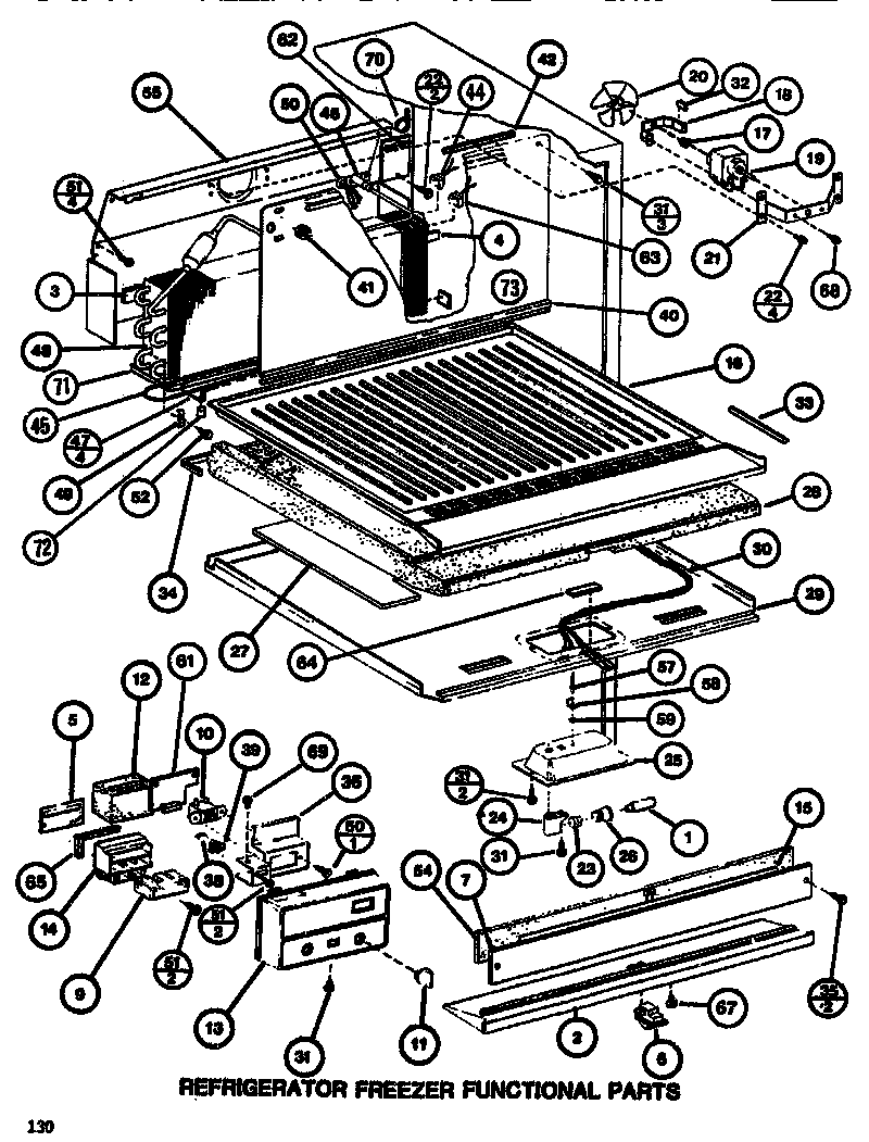 Functional parts (ref/frz)