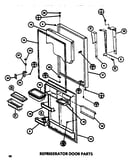 Refrigerator door