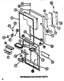 Refrigerator door