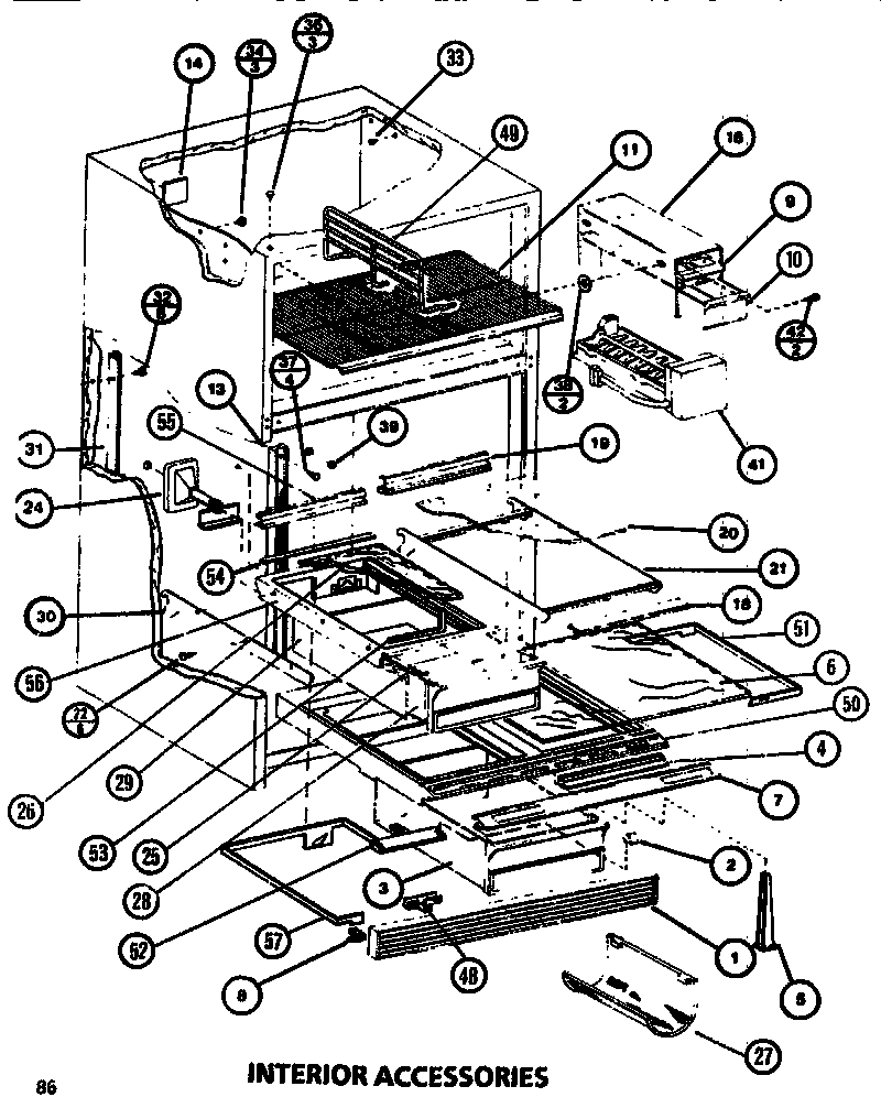 Interior accessories (tc522m/p7816008w)