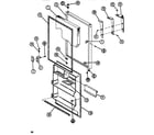 Amana TM516N1-P1109804W refrigerator door diagram