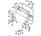Amana TR518N-P1109803W freezer door diagram