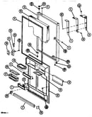 Refrigerator door