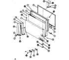 Amana TR520N1-P1109802W freezer door diagram