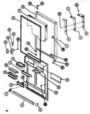 Refrigerator door