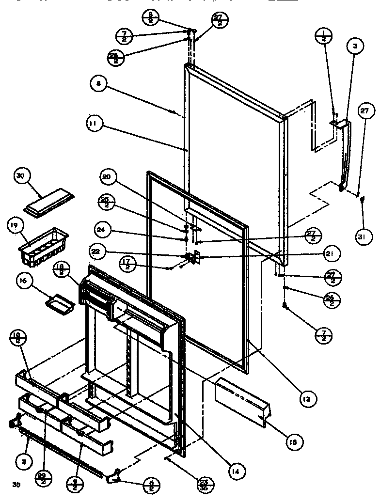 REFRIGERATOR DOOR