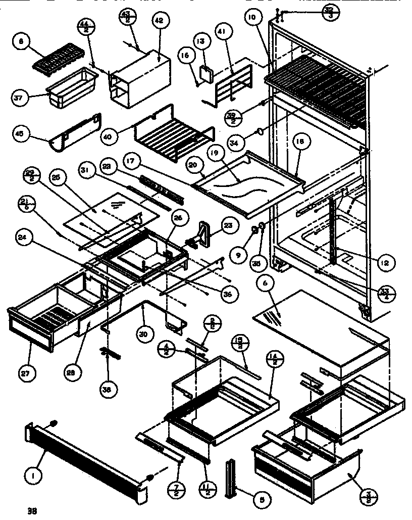 CABINET SHELVING (TC522Q/P1135701W)