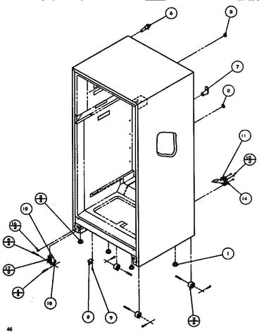 Cabinet bottom & back