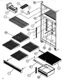 Cabinet shelving