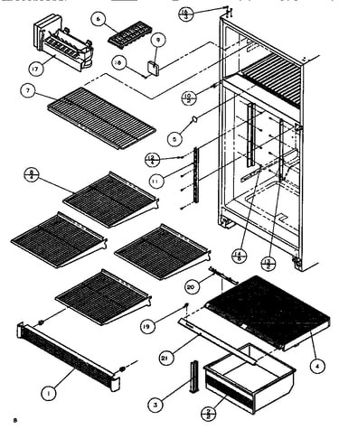 Cabinet shelving
