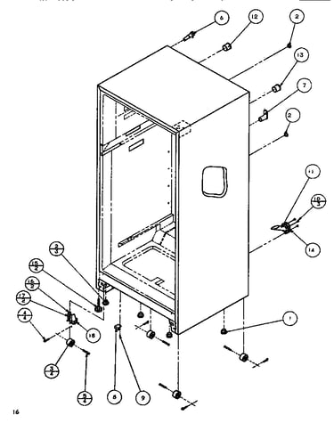 Cabinet bottom & back