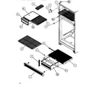 Amana TR518IT-P1170501W cabinet shelving diagram