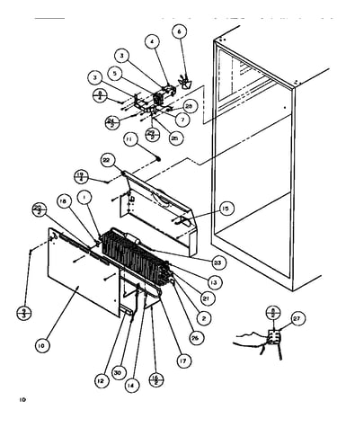 Evaporator area