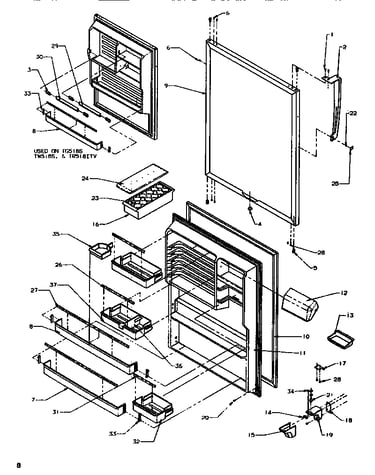 Refrigerator door