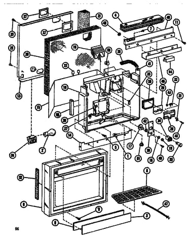 Dispenser cavity