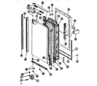 Amana SDI522F1-P7642502W lower freezer door assembly diagram