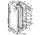 Amana SDI522F1-P7642502W refrigerator door assembly diagram