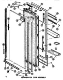 Refrigerator door assembly