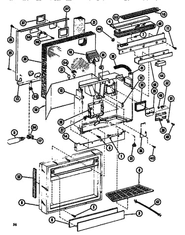 Dispenser cavity